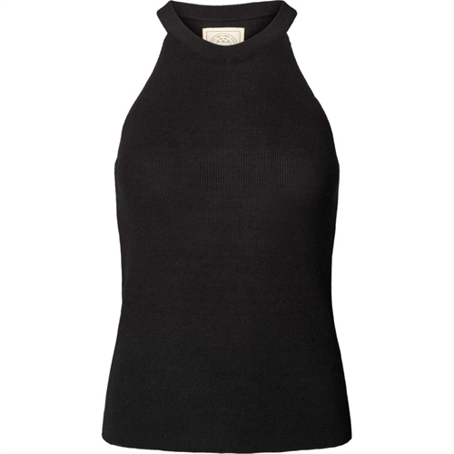 GAI + LISVA LULU KNIT TOP BLACK